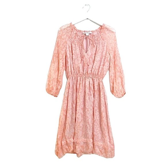 Diane Von Furstenberg Parry Printed Silk Blouson Dress, Size 4 - Picture 2 of 16